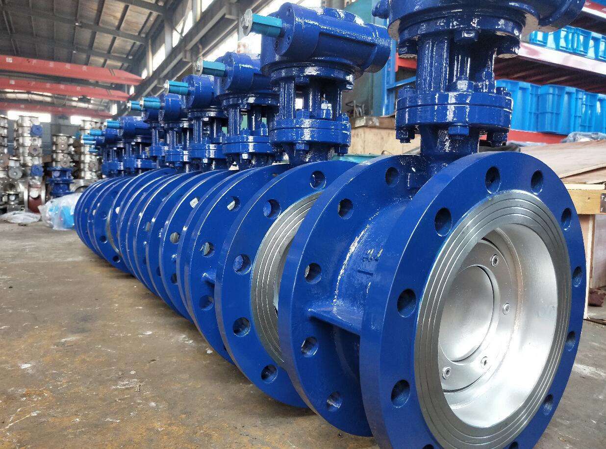 v&aacute;lvula borboleta de flange de a&ccedil;o carbono 