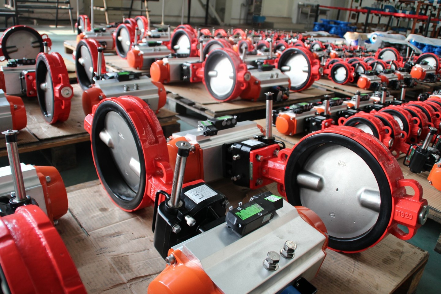 V&aacute;lvulas borboleta tipo wafer com atua&ccedil;&atilde;o pneum&aacute;tica - v&aacute;lvula masoneilan1 