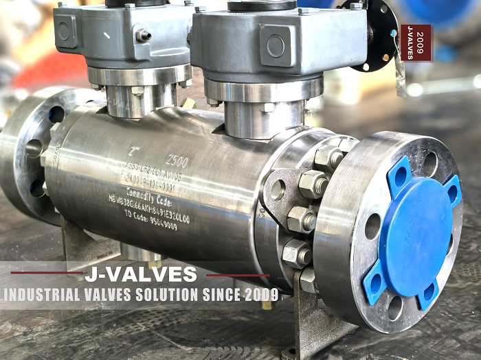 Principais tecnologias de vedação das válvulas esfera DBB de aço inoxidável J-VALVES 2' 2500LB