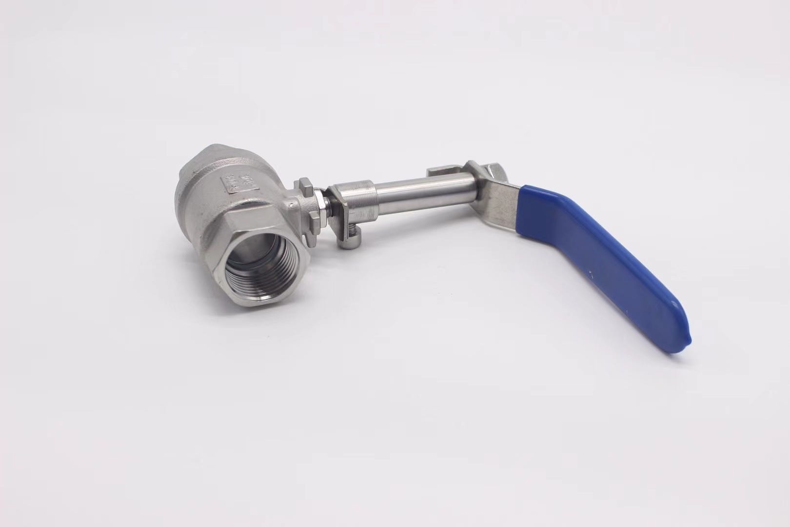 V&aacute;lvula de esfera flutuante parafusada de a&ccedil;o inoxid&aacute;vel, 2 pe&ccedil;as, 