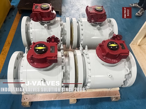 Aplicação eficiente de válvulas esfera munhão no controle de fluidos industriais