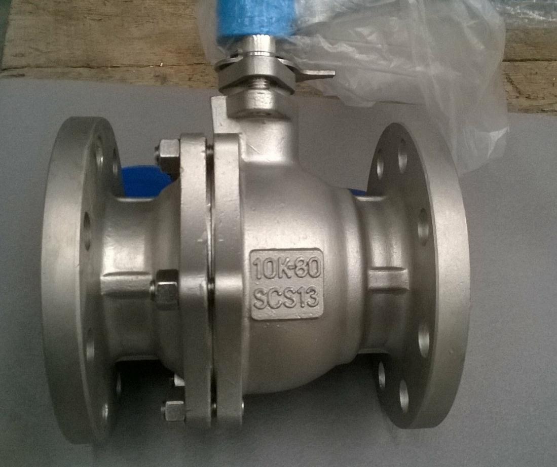 V&Aacute;LVULA DE ESFERA FLUTUANTE DE FLANGE JIS10K