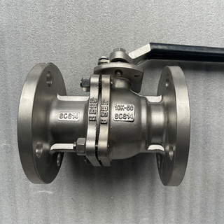 Válvula de esfera JIS10K com flange flutuante de corpo 2PC