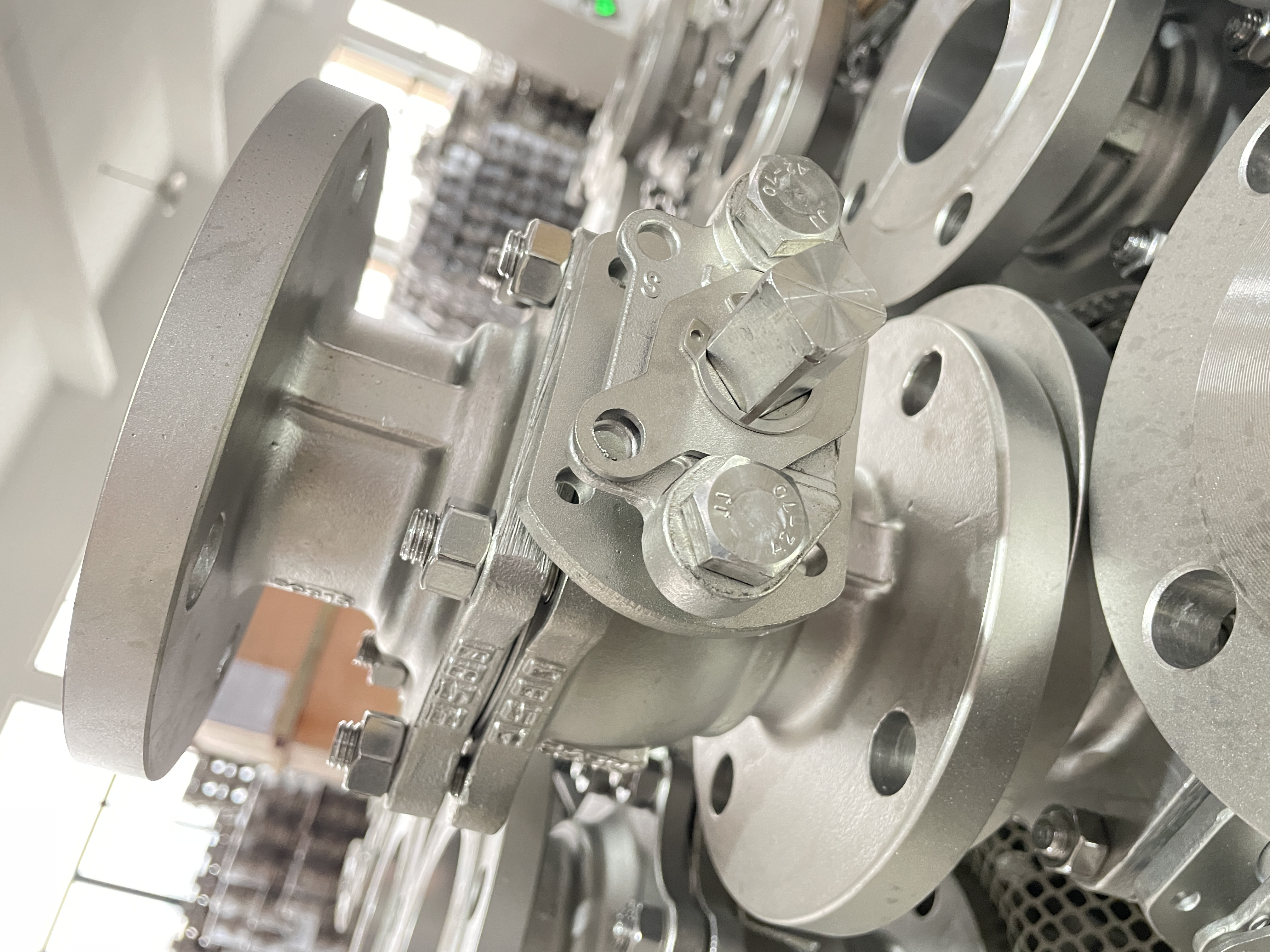 baixa almofada de montagem dispositivo de travamento lidar com v&aacute;lvula de esfera ss 