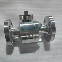 Válvula de bola forjada de aço inoxidável de F316L 600LB API6D RTJ 2PC