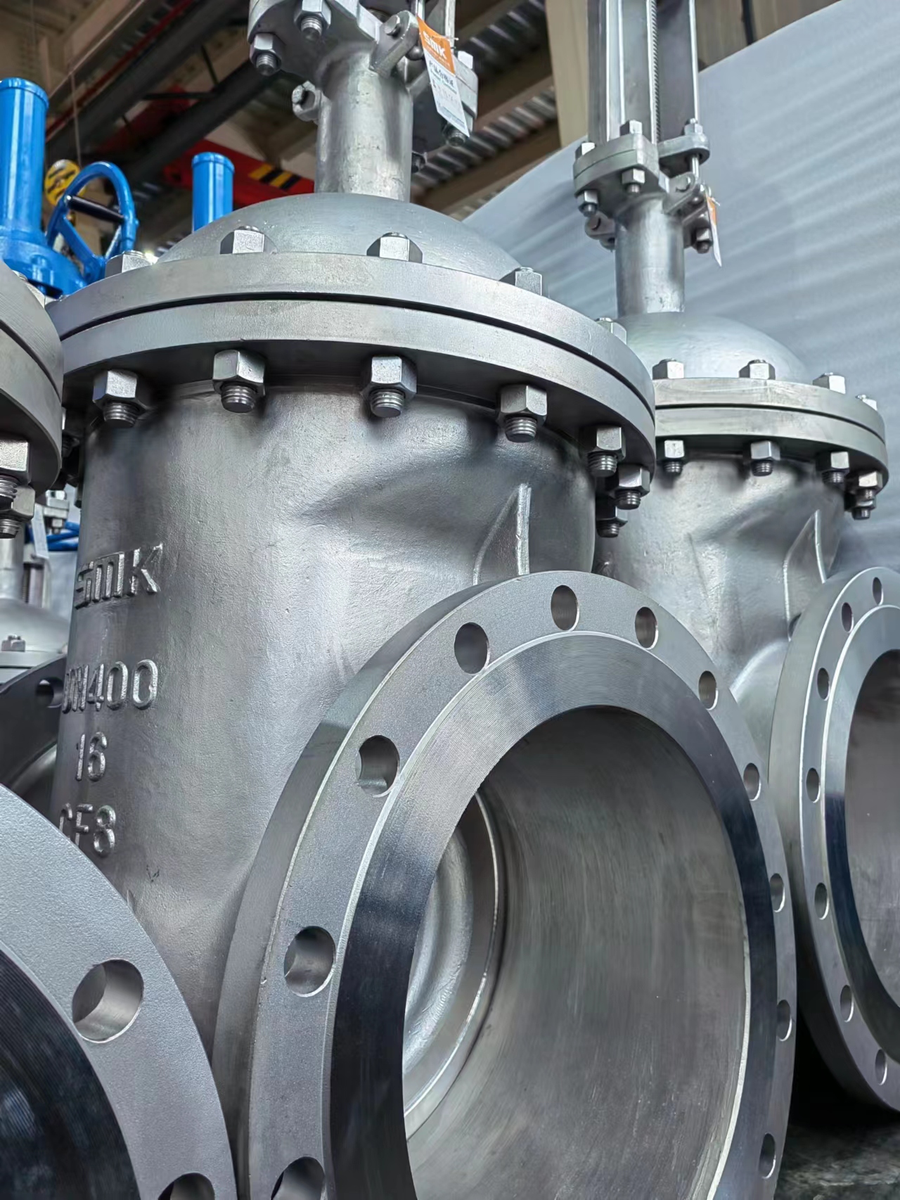 v&aacute;lvulas de gaveta com flange de a&ccedil;o inoxid&aacute;vel