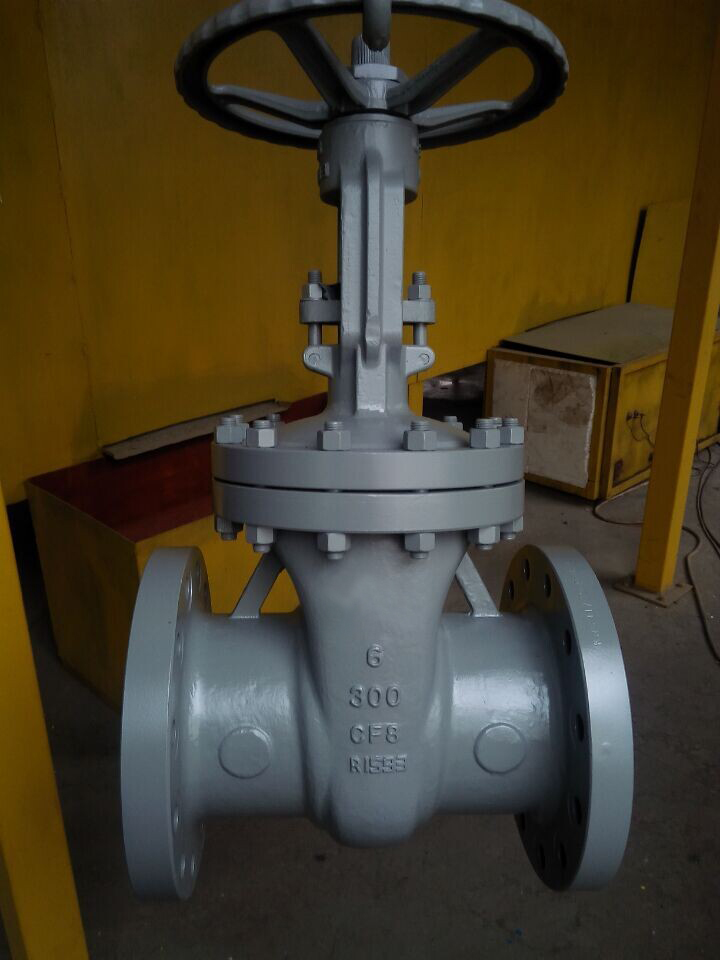 V&aacute;lvula gaveta de flange de a&ccedil;o inoxid&aacute;vel API600