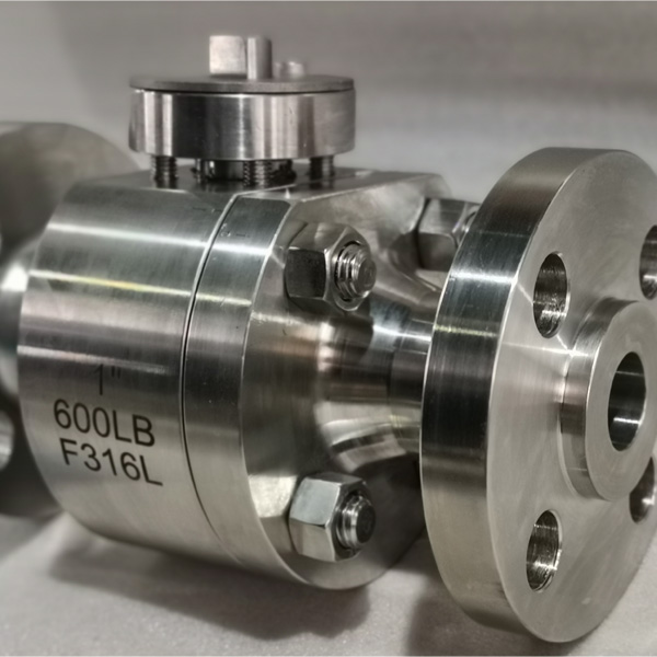 Válvula de esfera de aço forjado com flange 2PC API6D 