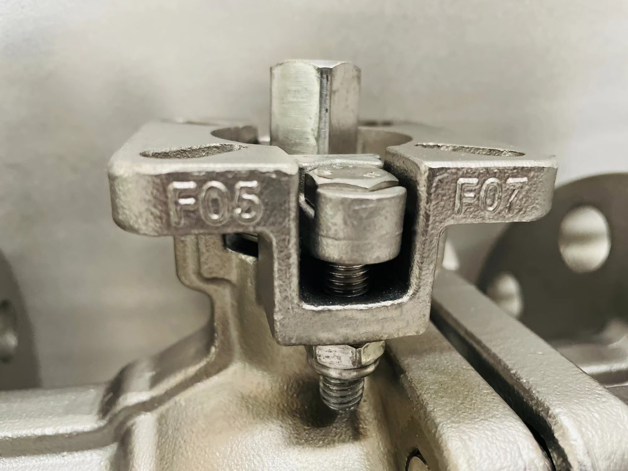 Válvula de esfera de aço inoxidável ISO5211 F05/07 da flange de Q41F 300LB