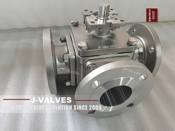 Projeto do caminho de fluxo da válvula esférica de três vias: desvio tipo L e adaptação das condições de trabalho de confluência tipo T