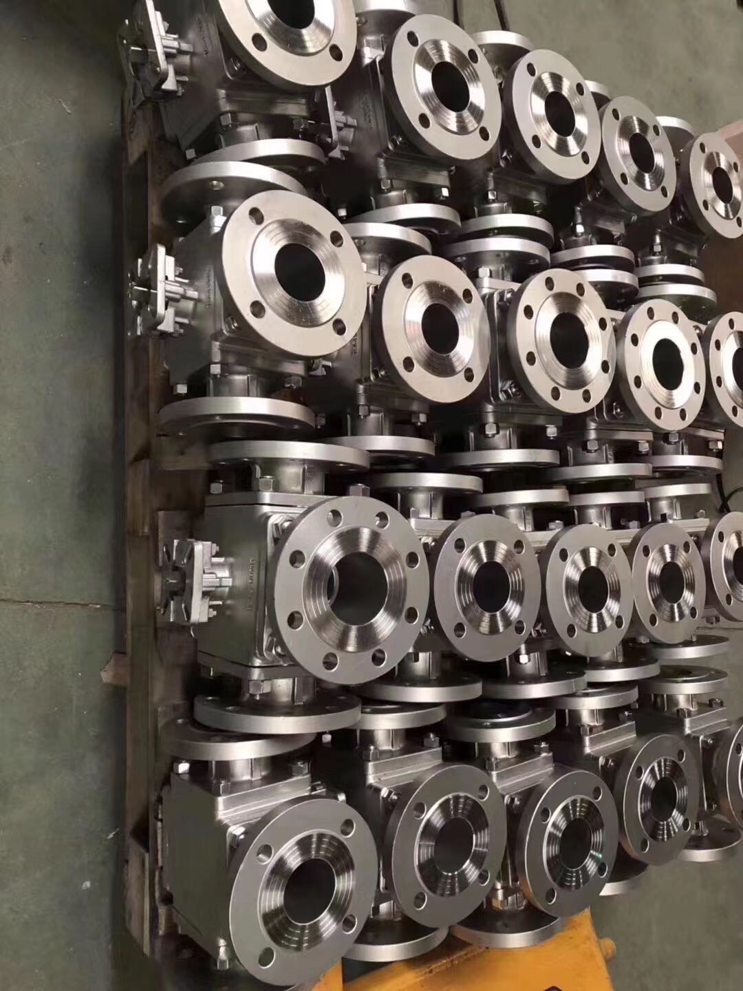 v&aacute;lvula de esfera de 3 vias flange de a&ccedil;o inoxid&aacute;vel-v&aacute;lvula masoneilan