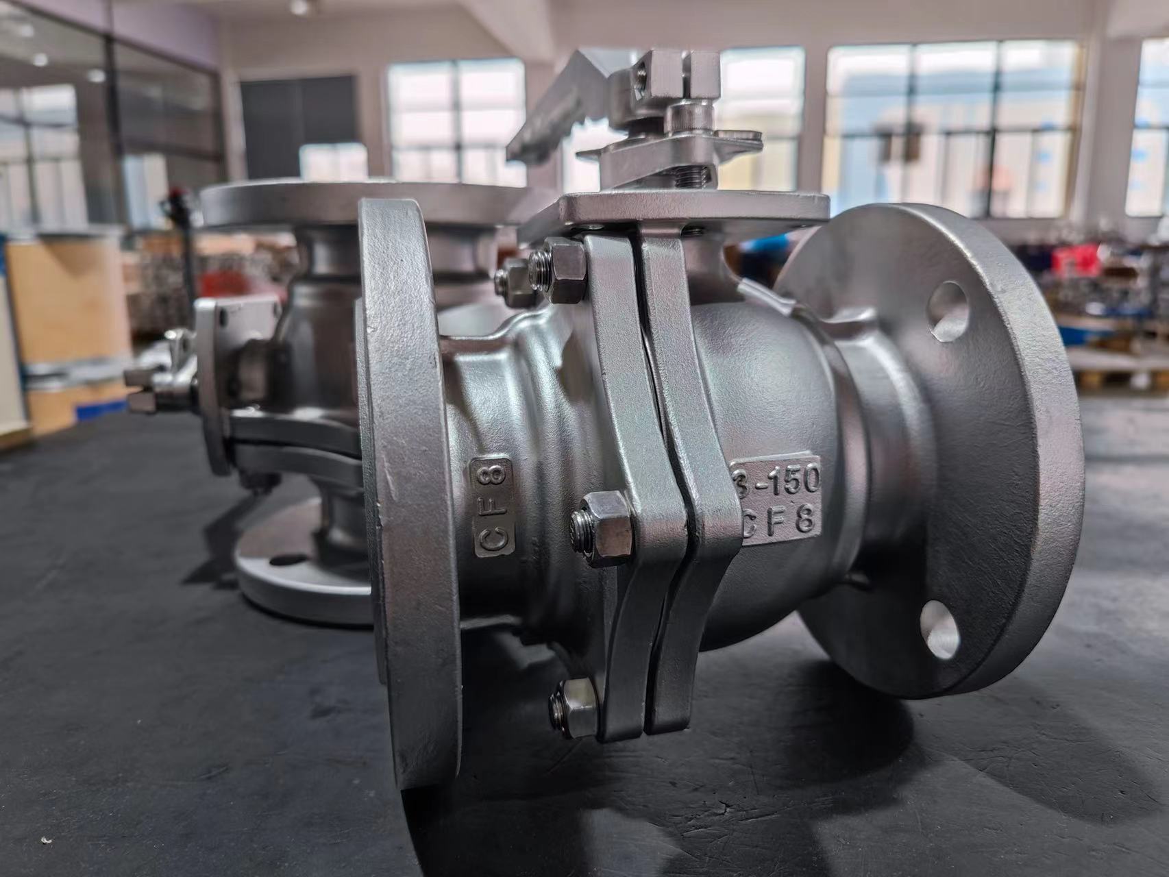 ASSENTO PTFE 150LB 300LB 304 316 BLOQUEIO DE V&Aacute;LVULA DE ESFERA DE A&Ccedil;O INOXID&Aacute;VEL ALAVANCA