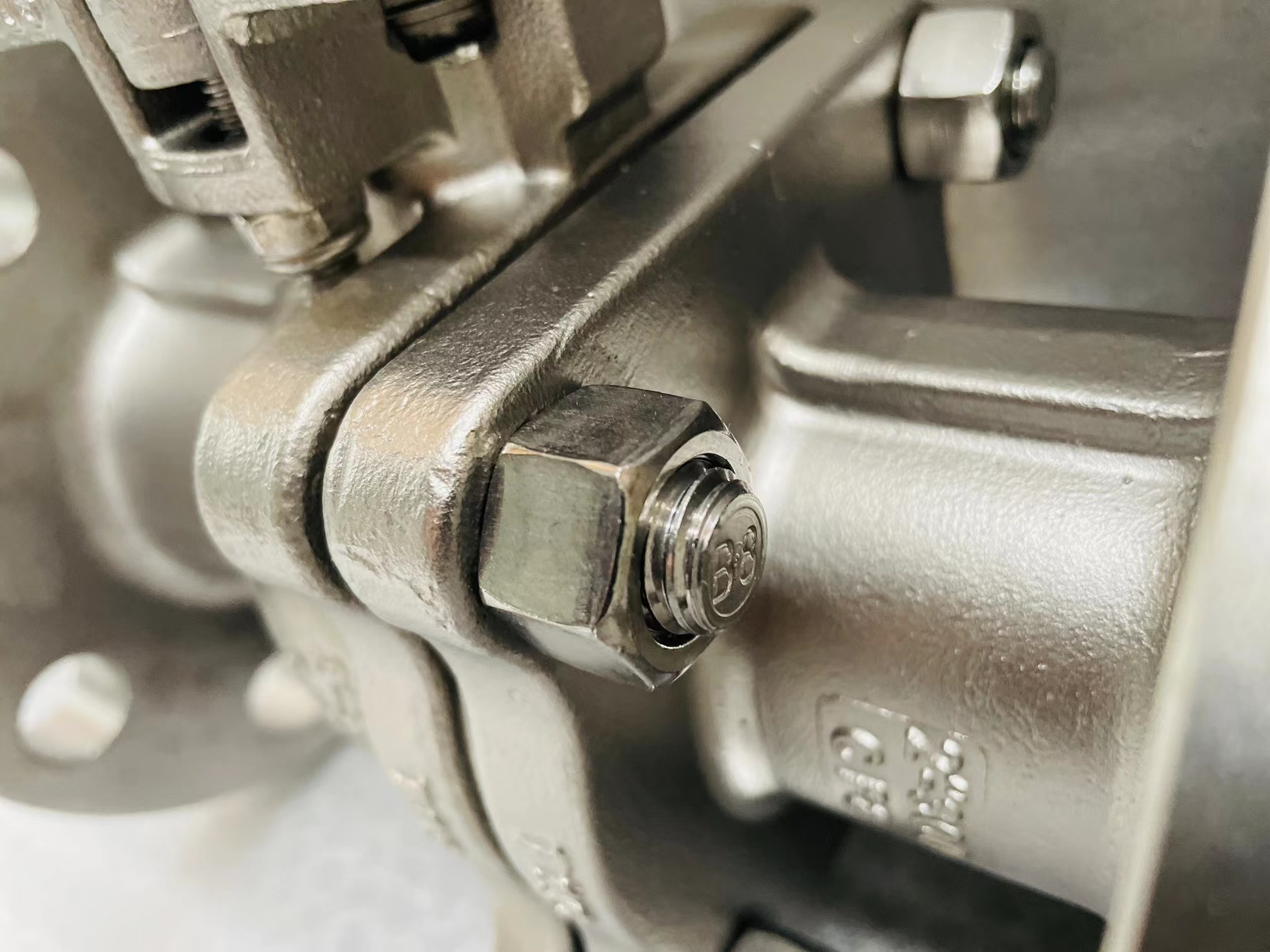 Válvula de esfera de aço inoxidável ISO5211 F05/07 da flange de Q41F 300LB