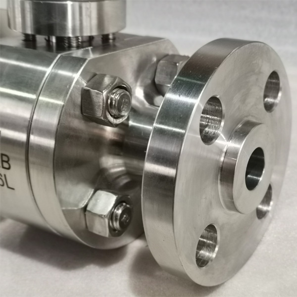 Válvula de esfera de aço forjado com flange 2PC API6D 