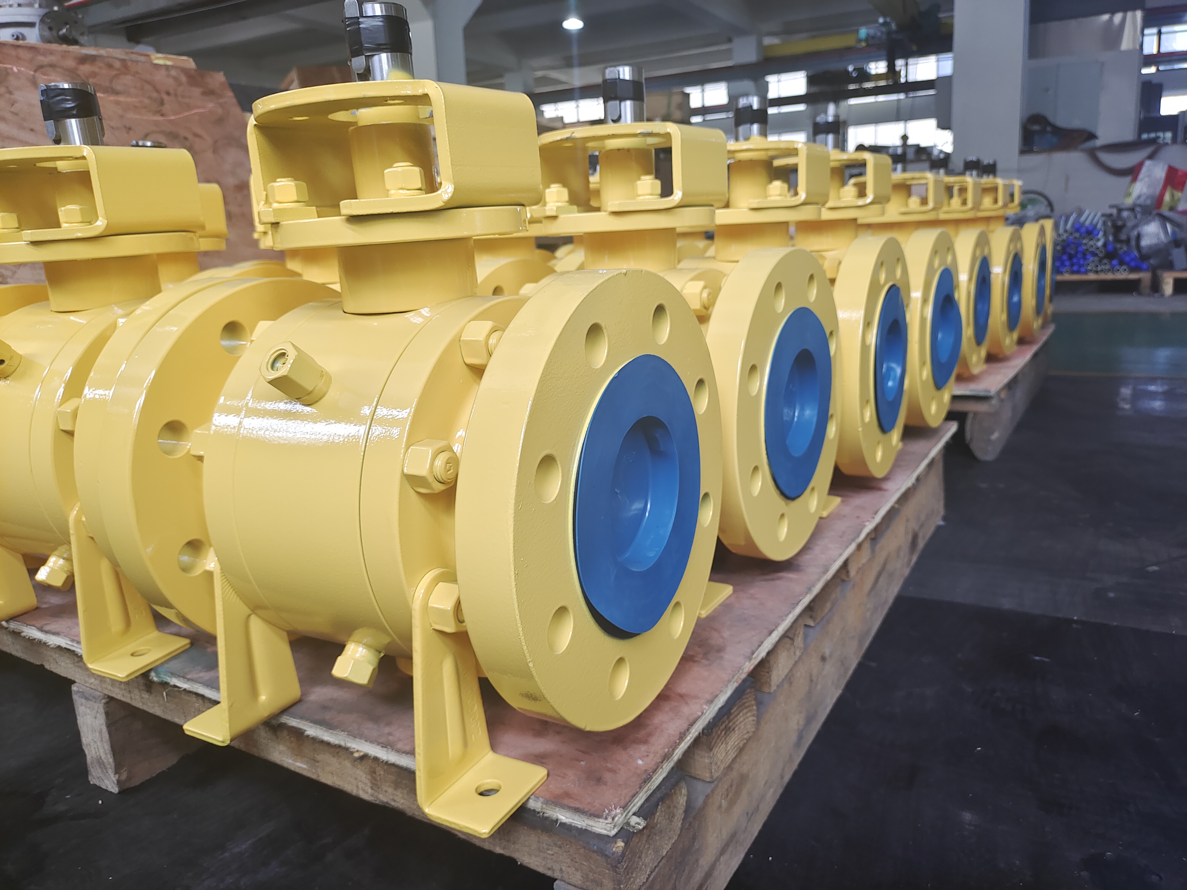 Válvula de esfera munhão flangeada 3PC de aço inoxidável API6D