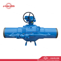 Válvula de esfera totalmente soldada em aço forjado com mangas