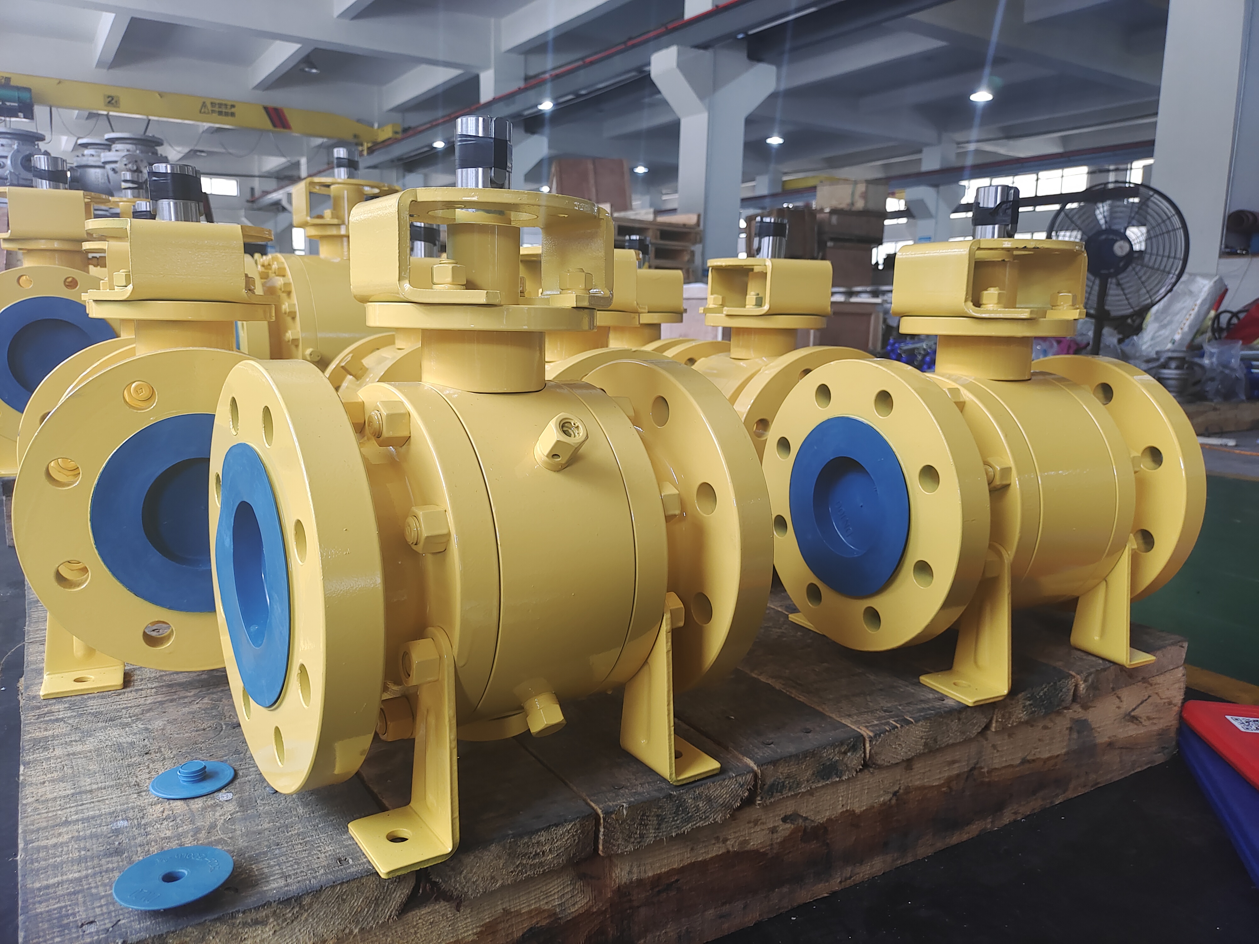 Válvula de esfera munhão flangeada 3PC de aço inoxidável API6D